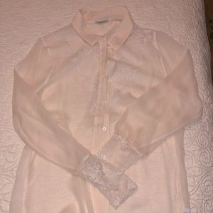 Intimissi silk and lace blouse